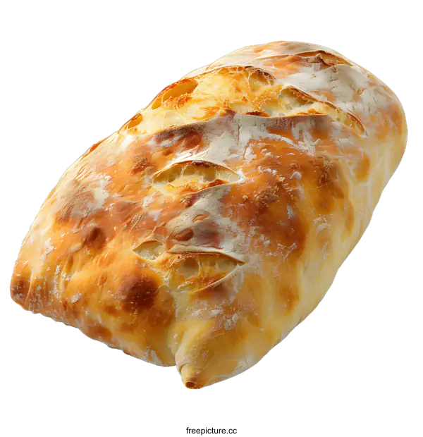 [Transparent Background PNG]Freshly Baked Loaf of Bread