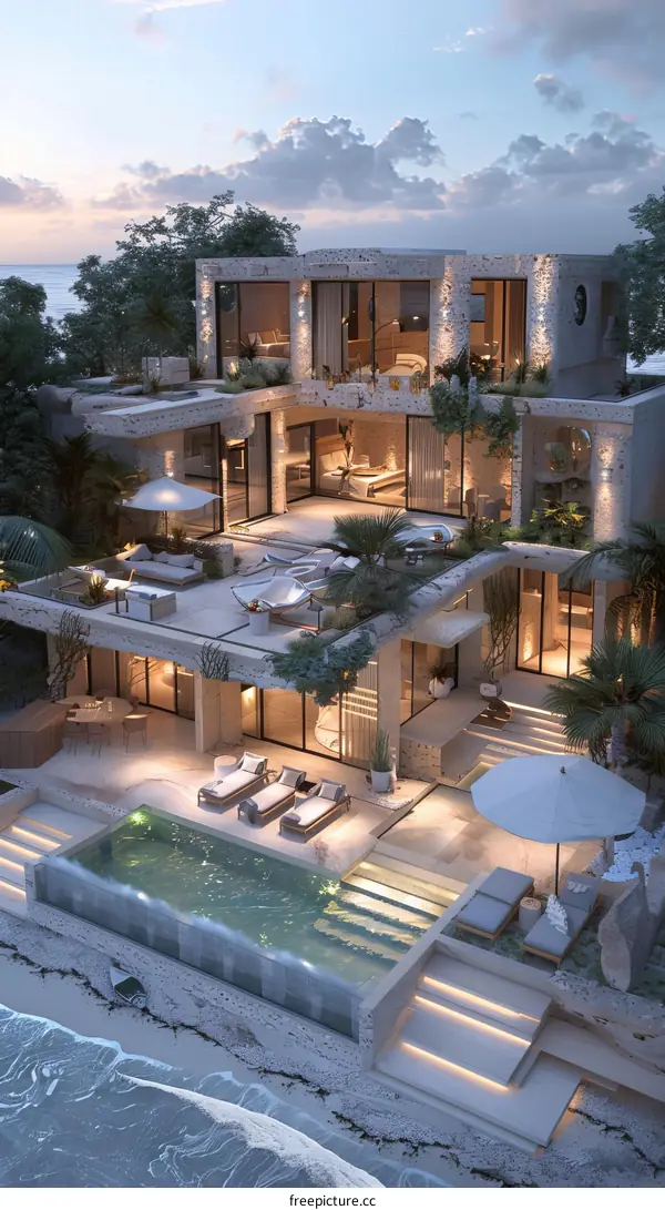 Luxury Coastal Villa with Infinity Pool