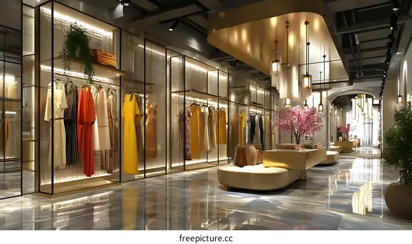 Luxury Fashion Boutique Interior Design