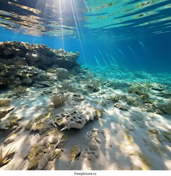 Caribbean Sea Coral Reef Splendor