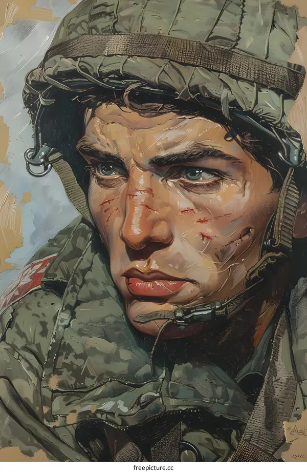 Portrait of a soldier