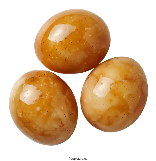 [Transparent Background PNG]three brown eggs