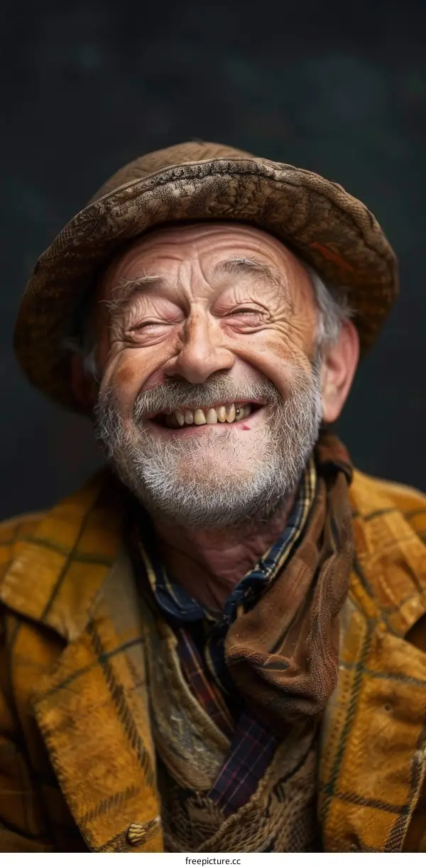 Smiling Elderly Man Portrait