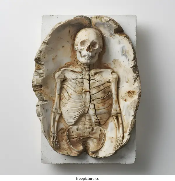 Plaster Cast of a Human Skeleton