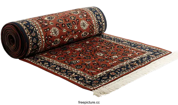 [Transparent Background PNG]Ornate Persian Runner Rug Design