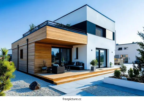 Modern Wooden Exterior House Design