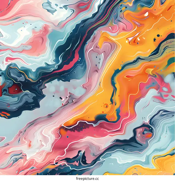 Colorful Liquid Painting
