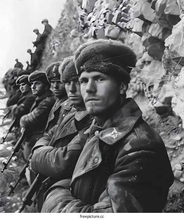 Soviet Red Army soldiers in 1941