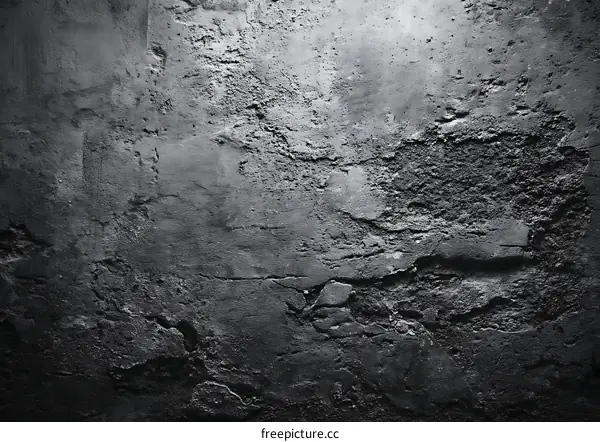 Textured Gray Concrete Wall Background