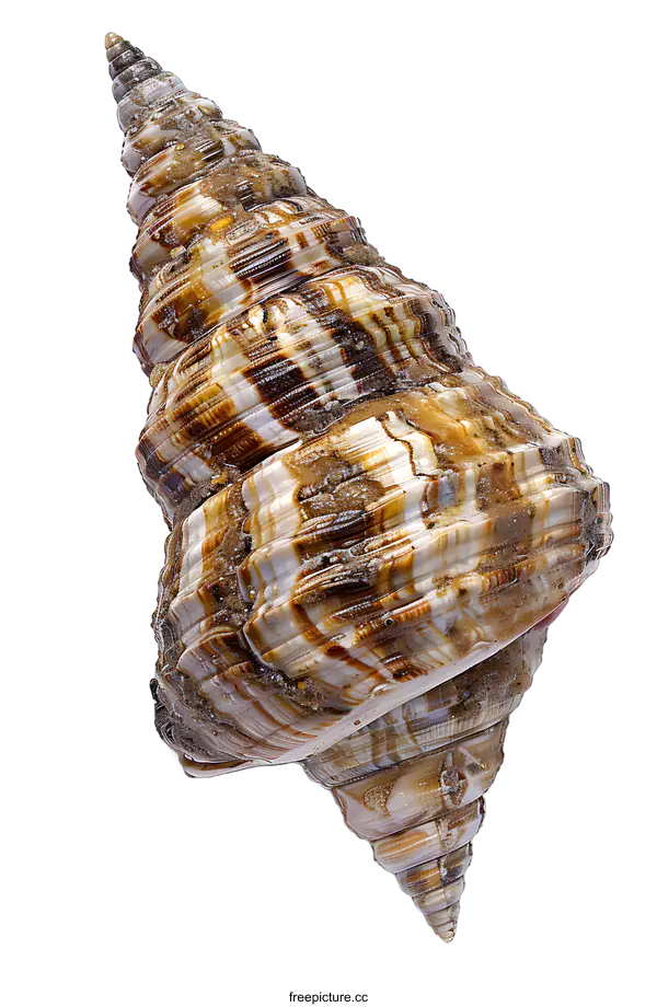 [Transparent Background PNG]Seashell Isolated on White Background