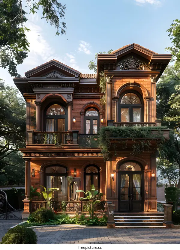 European-style retro building