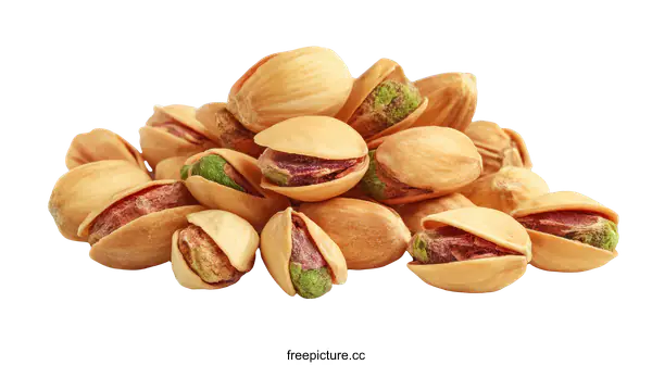 [Transparent Background PNG]Closeup Pile of Pistachios