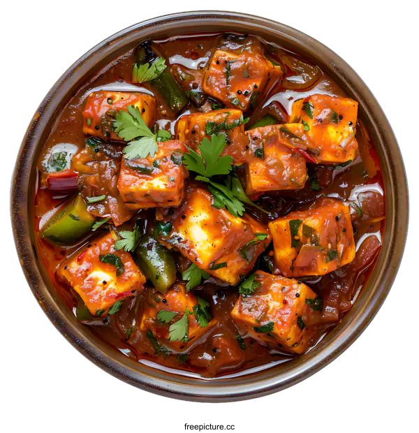 [Transparent Background PNG]Indian food, paneer tikka masala