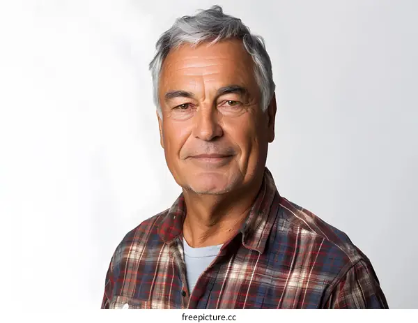 Portrait of a happy senior man