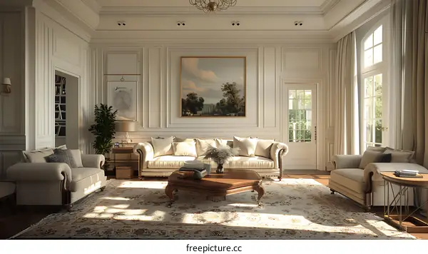 European style living room