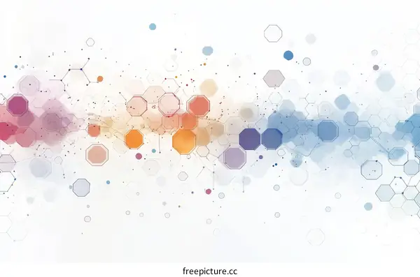 Abstract Colorful Geometric Shapes Background Design