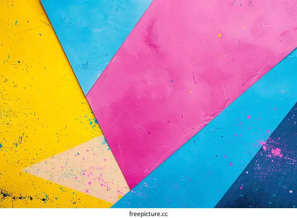 Abstract Colorful Geometric Shapes Background