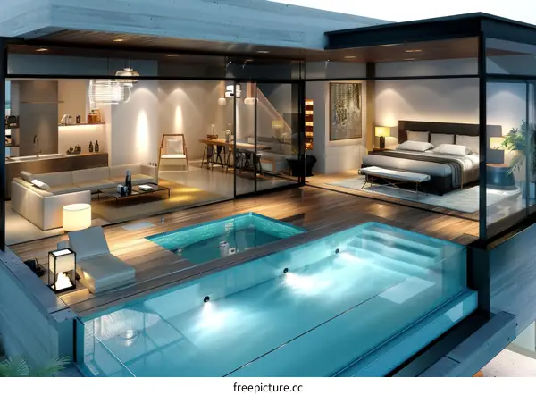 Luxury Penthouse Suite with Outdoor Infinity Pool