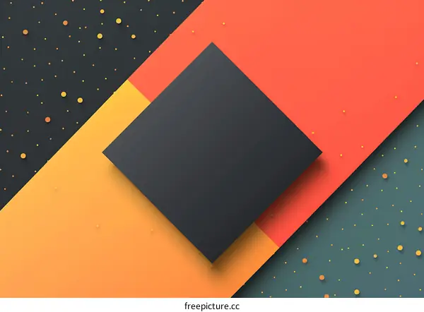 Abstract Background with Geometric Shapes and Colors