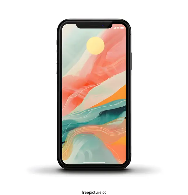 Abstract Colorful Phone Wallpaper Design