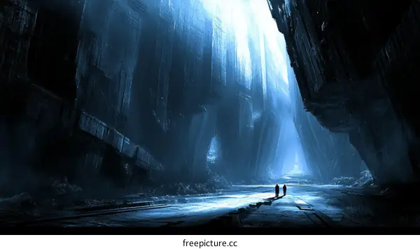 Abandoned Alien Cityscape at Dawn