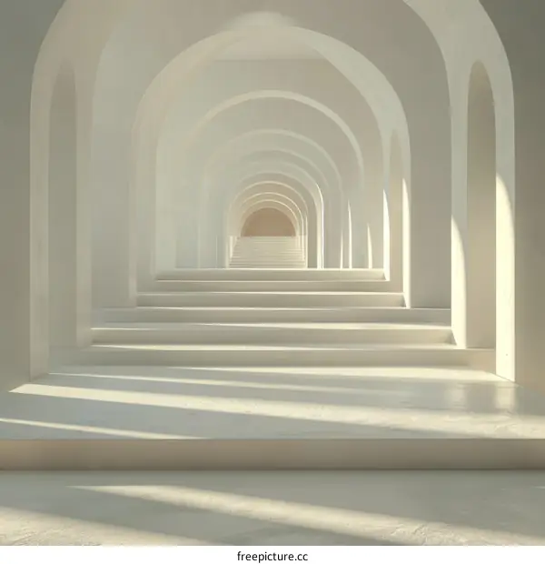 Elegant Archway Corridor Pathway