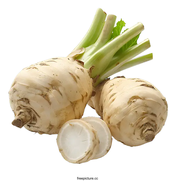[Transparent Background PNG]A close-up image of a rutabaga on a white background