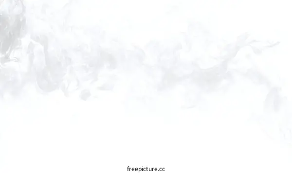 Abstract Smoke Design on White Background