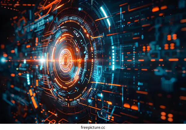 futuristic technology background
