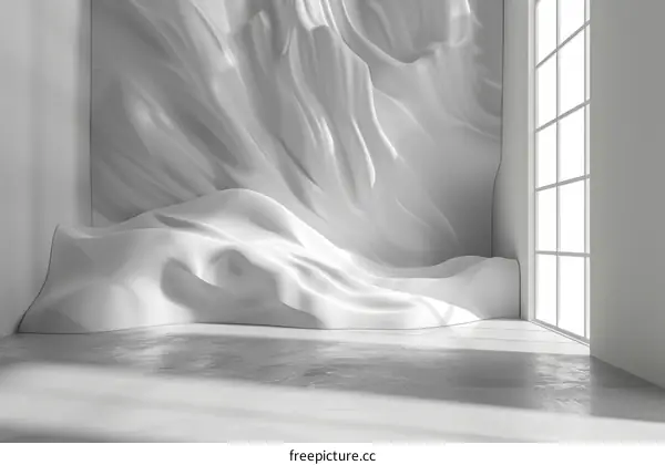 Minimalist White Space Interior