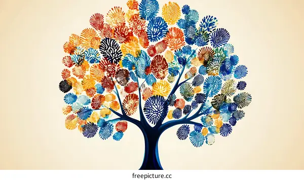 Colorful Fingerprint Tree of Unity