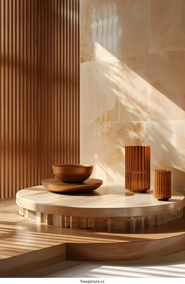 Marble Tile Texture Collides with Metalware Texture