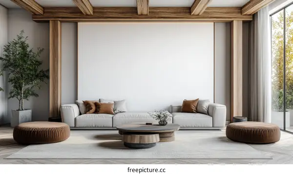 Modern Minimalist Living Room Interior Design