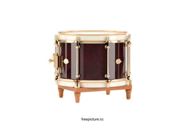 [Transparent Background PNG]Ornate Drum Instrument Display