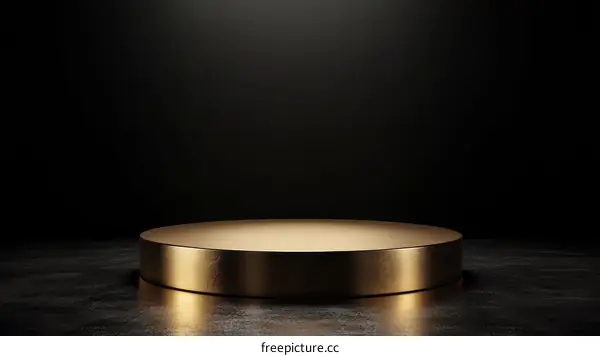 Luxury Golden Product Showcase Platform