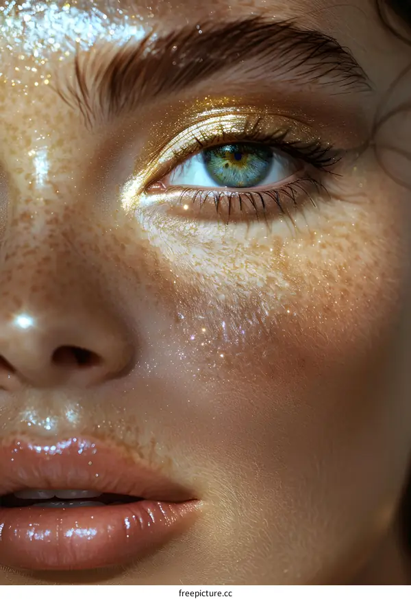 Golden Beauty Closeup