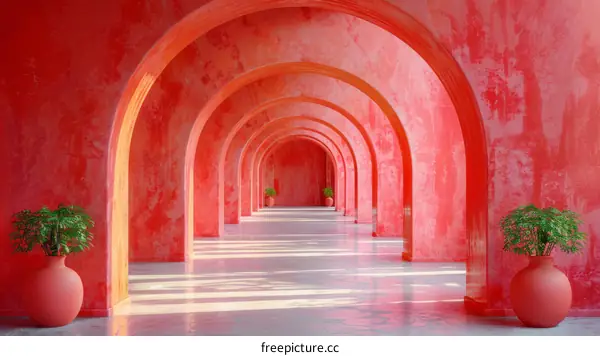 Pink Archway
