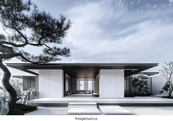 Modern Minimalist Japanese Style House Design