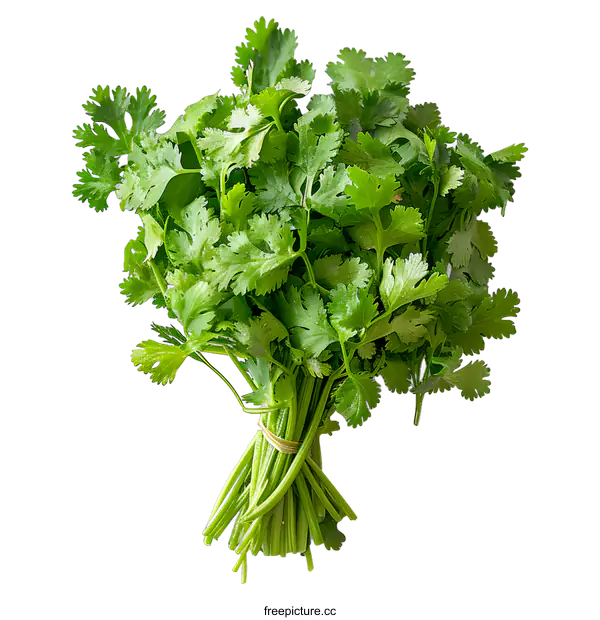 [Transparent Background PNG]Cilantro bunch