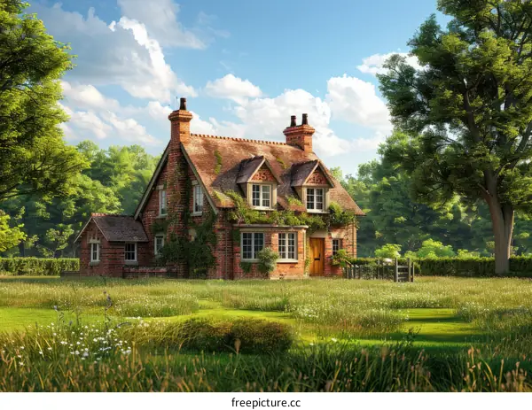 Charming English Cottage in a Picturesque Countryside Setting