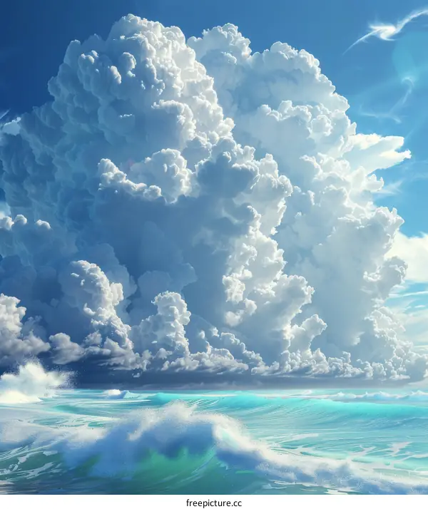Stunning Cloudscape Over the Ocean