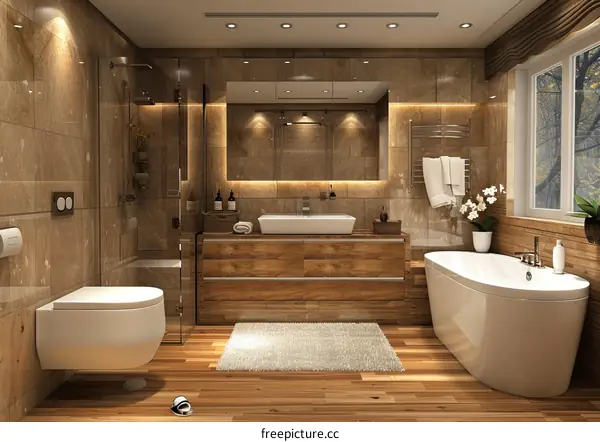 Modern Stylish Contemporary Bathroom Design