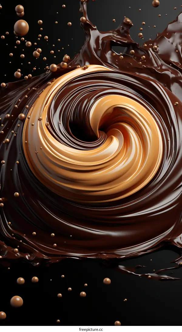 Chocolate & Peanut Butter Swirl