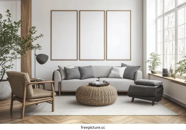 Modern Minimalist Living Room Interior Design