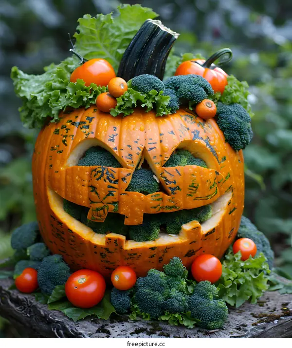 Healthy Halloween Pumpkin