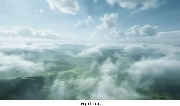 Majestic Mountain Cloudscape