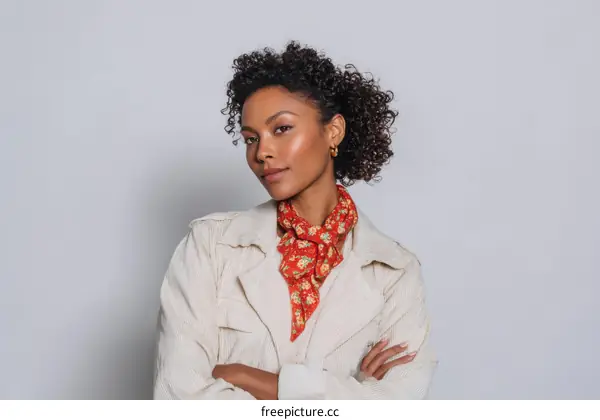 Portrait of a Stylish Black Woman