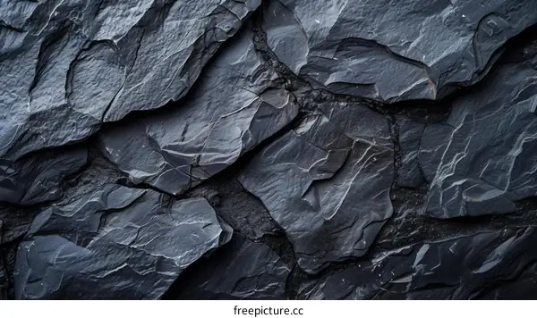 Dark cracked rock texture background