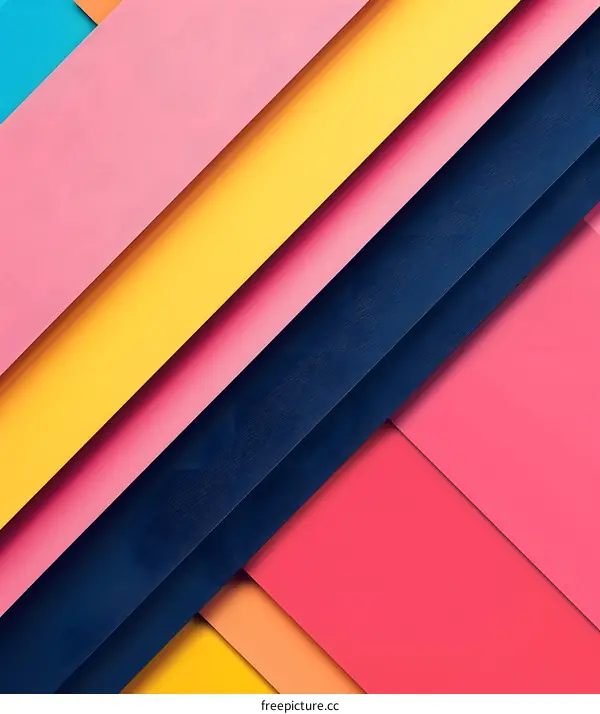 Abstract Colorful Diagonal Lines Background