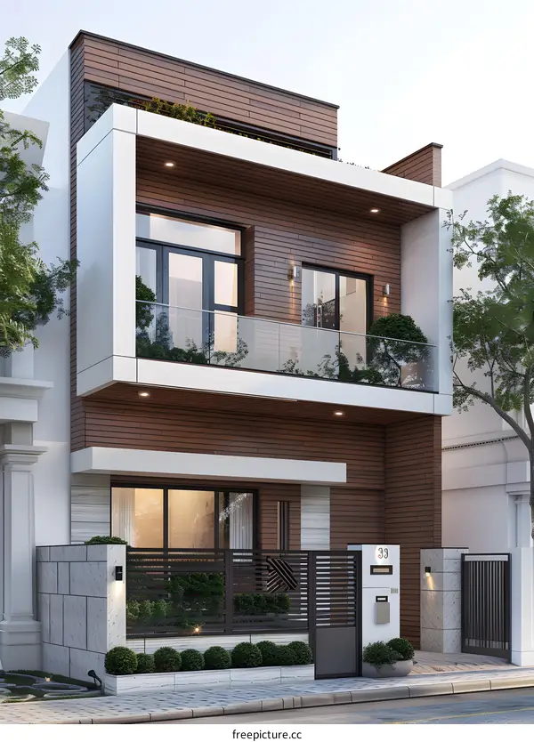 Modern minimalist villa